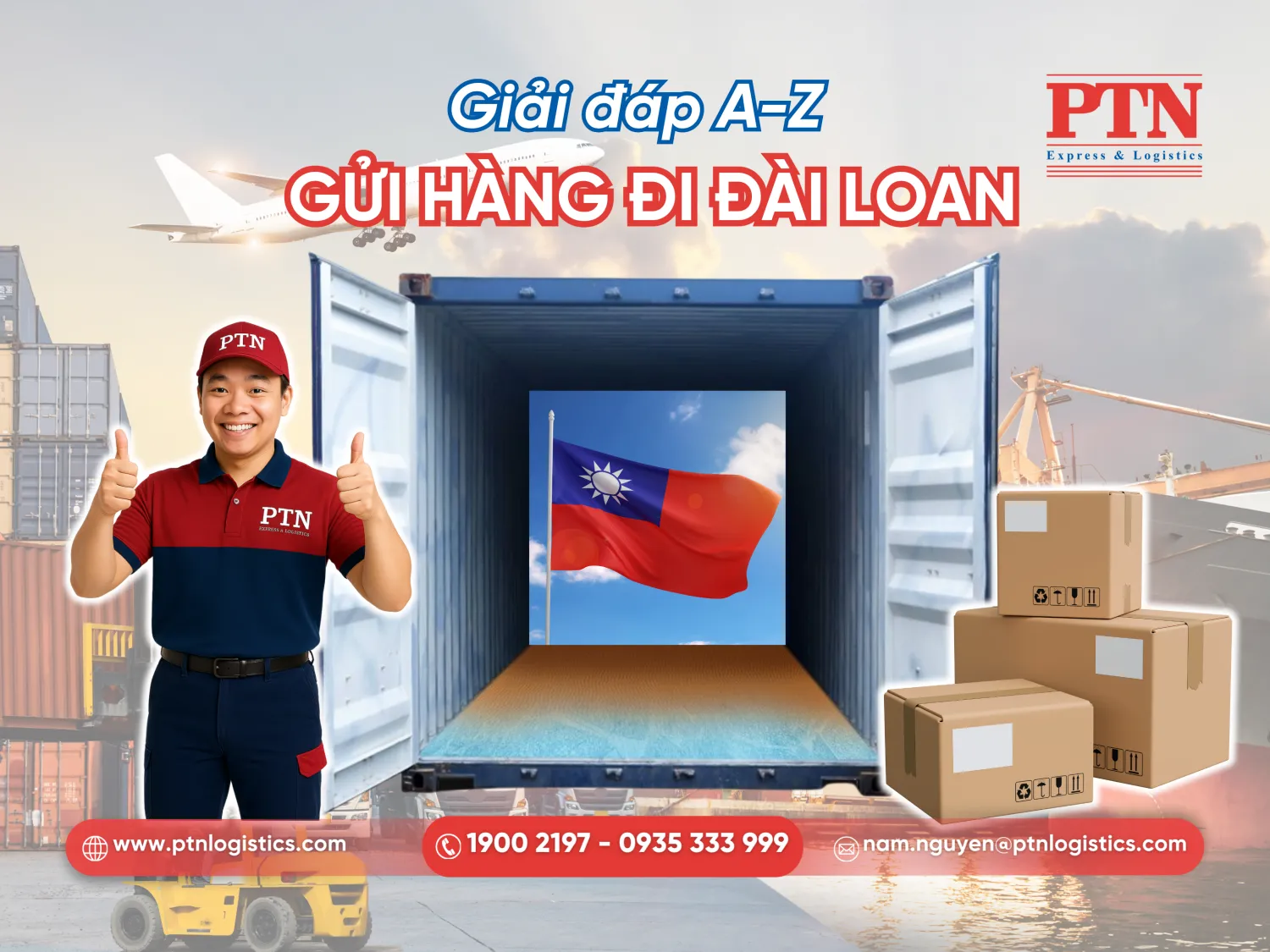 Gửi hàng đi Đài Loan