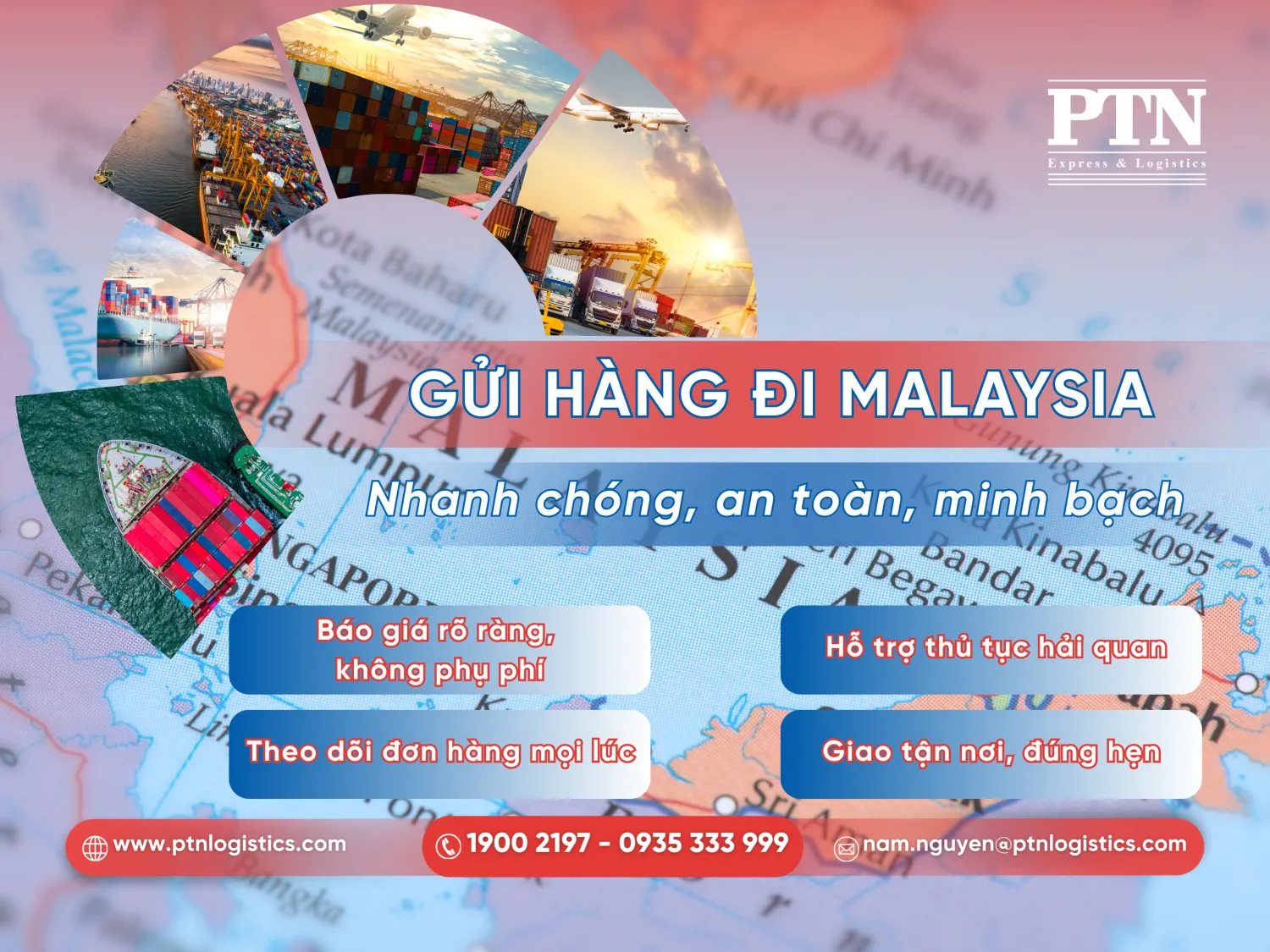 Gửi hàng đi Malaysia