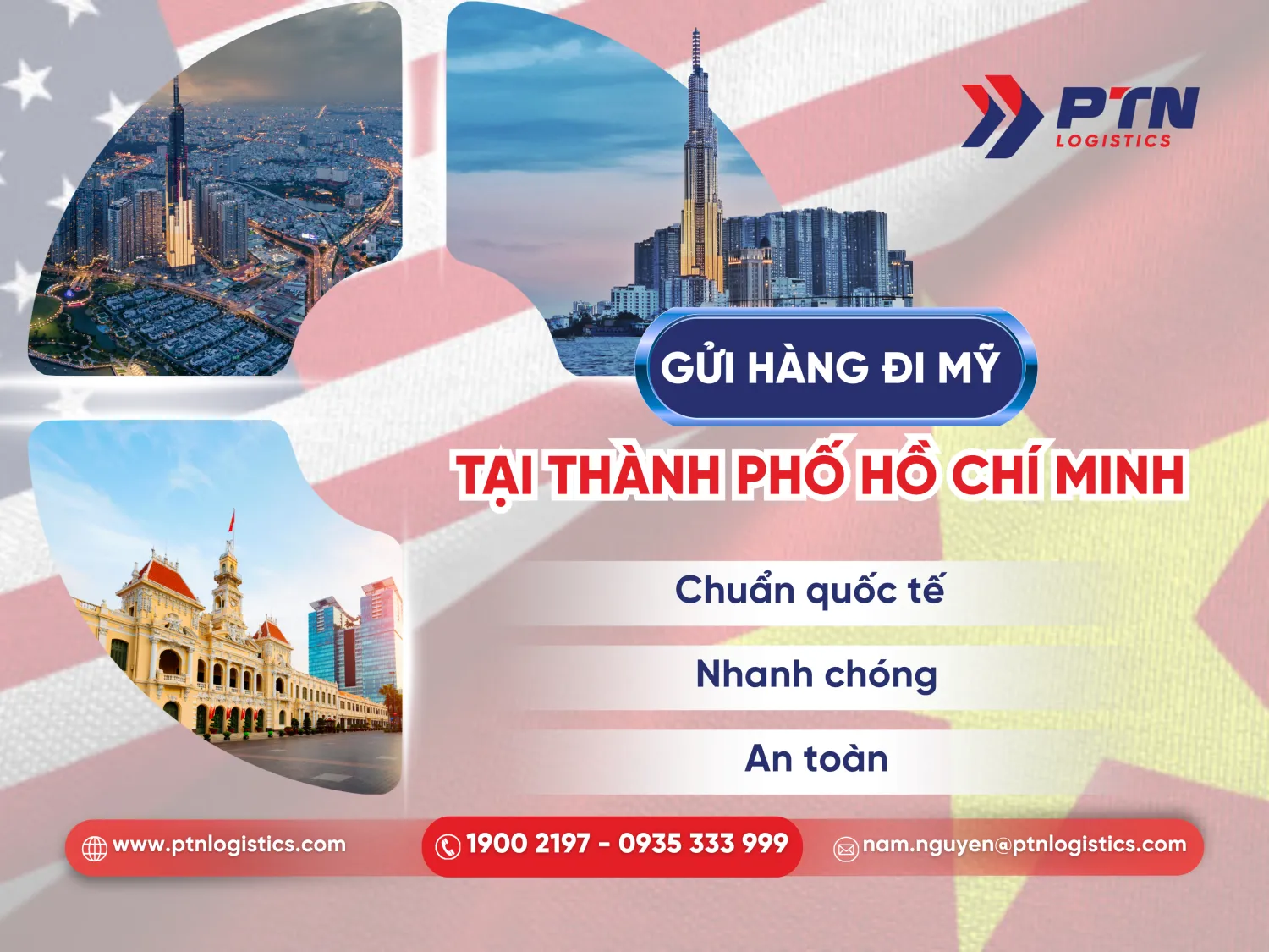 Gửi hàng đi Mỹ ngay tại thành phố Hồ Chí Minh