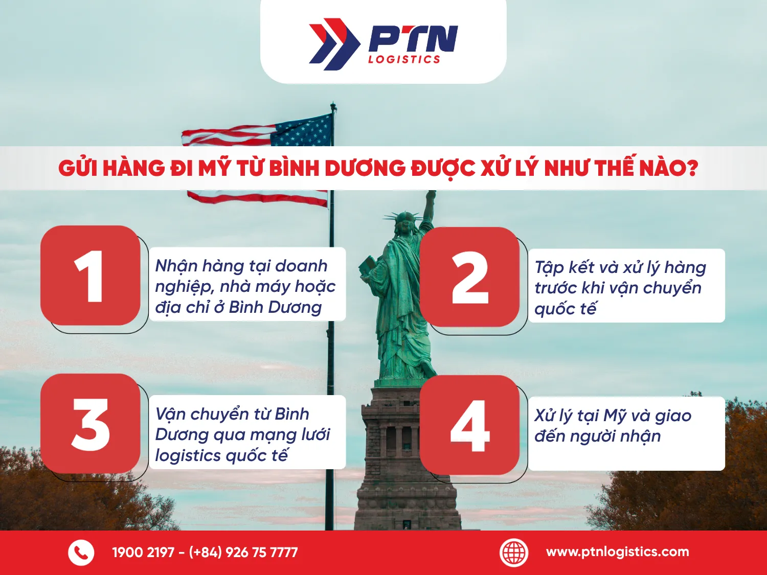 Gửi hàng đi Mỹ ở Bình Dương được xử lý như thế nào?