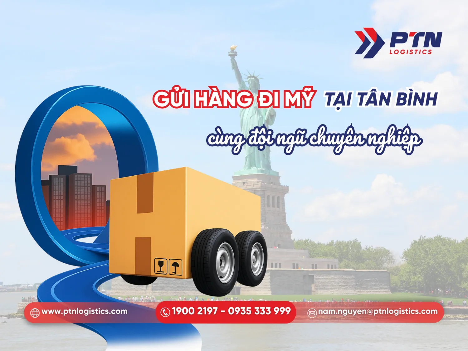 Gửi hàng đi Mỹ tại quận Tân Bình cùng đội ngũ chuyên nghiệp