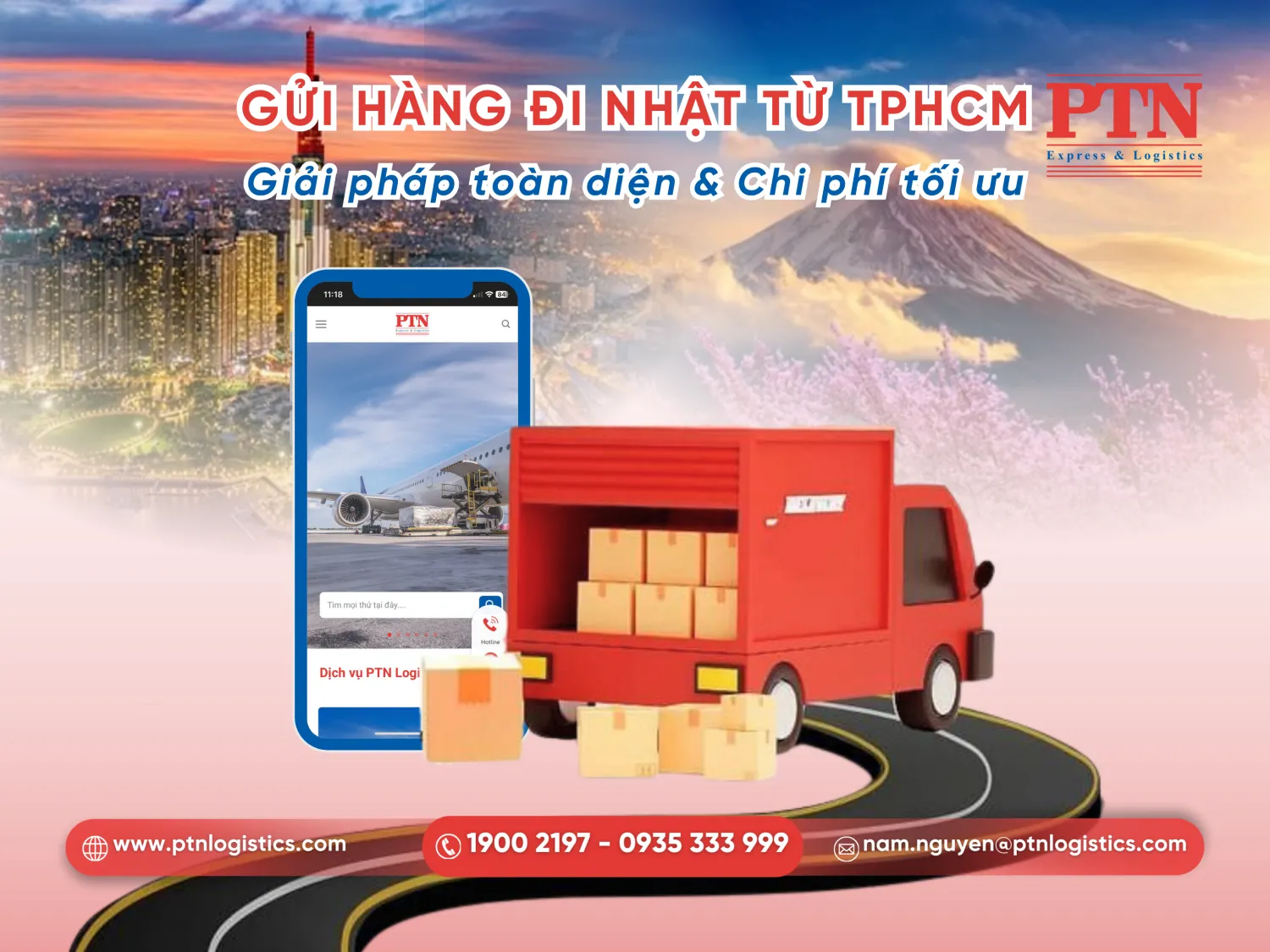 Gửi hàng đi Nhật tại TP HCM
