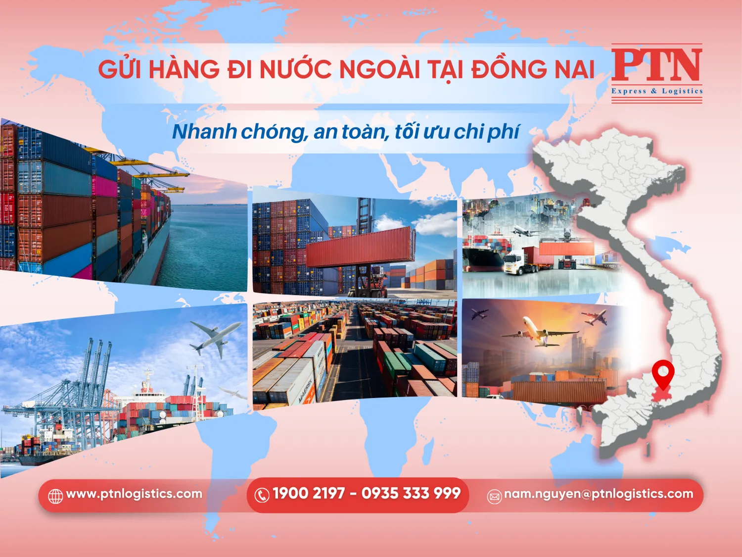 Gửi hàng đi nước ngoài tại Đồng Nai