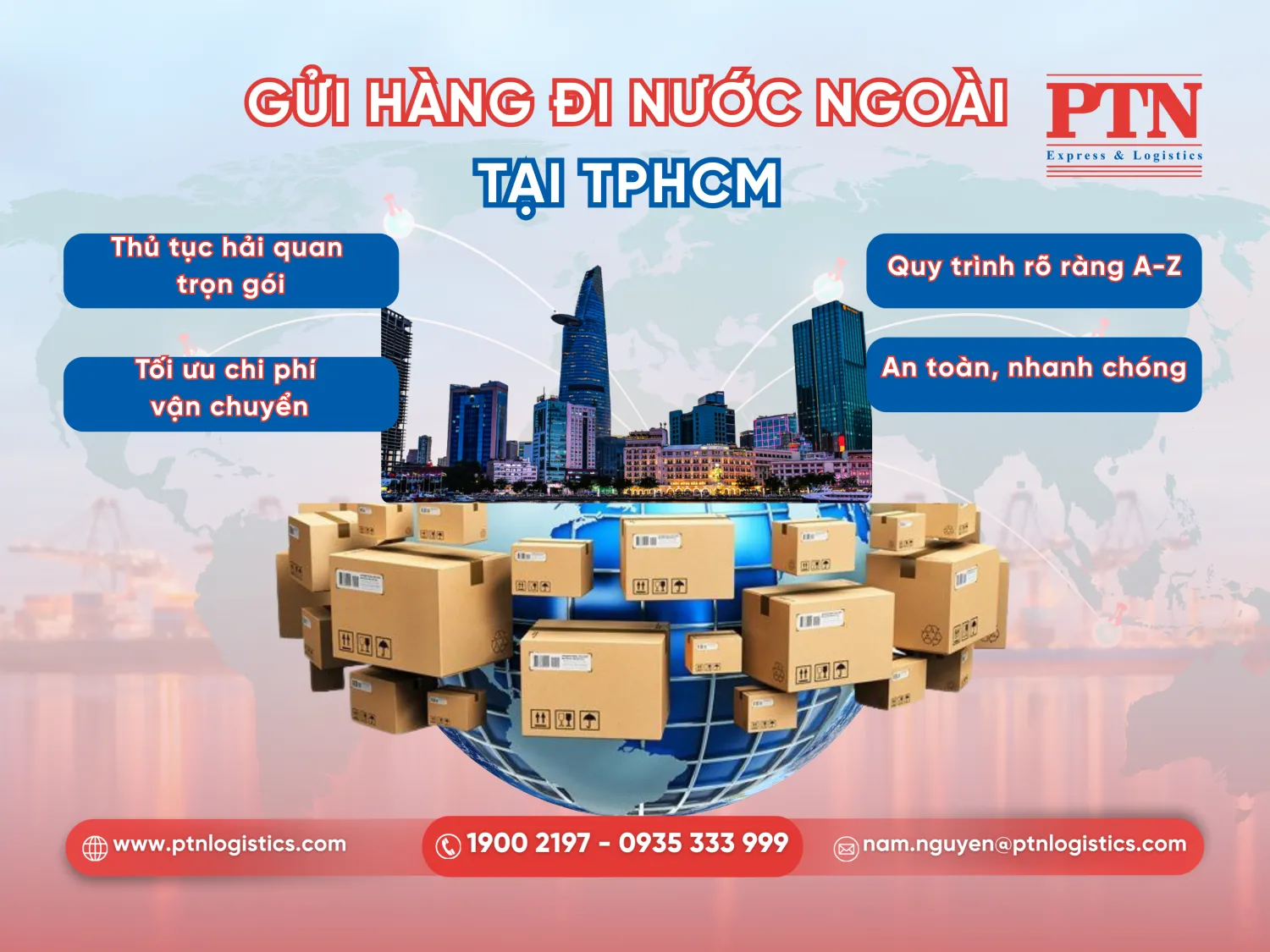 Gửi hàng đi nước ngoài tại TPHCM