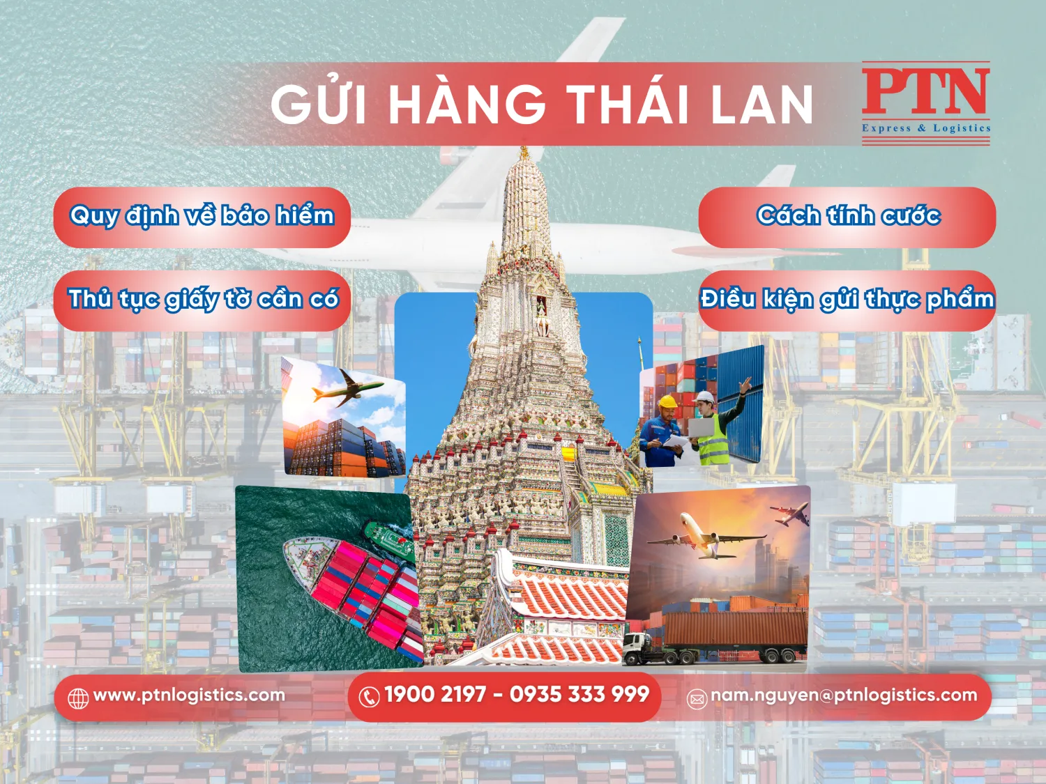 Gửi hàng đi Thái Lan