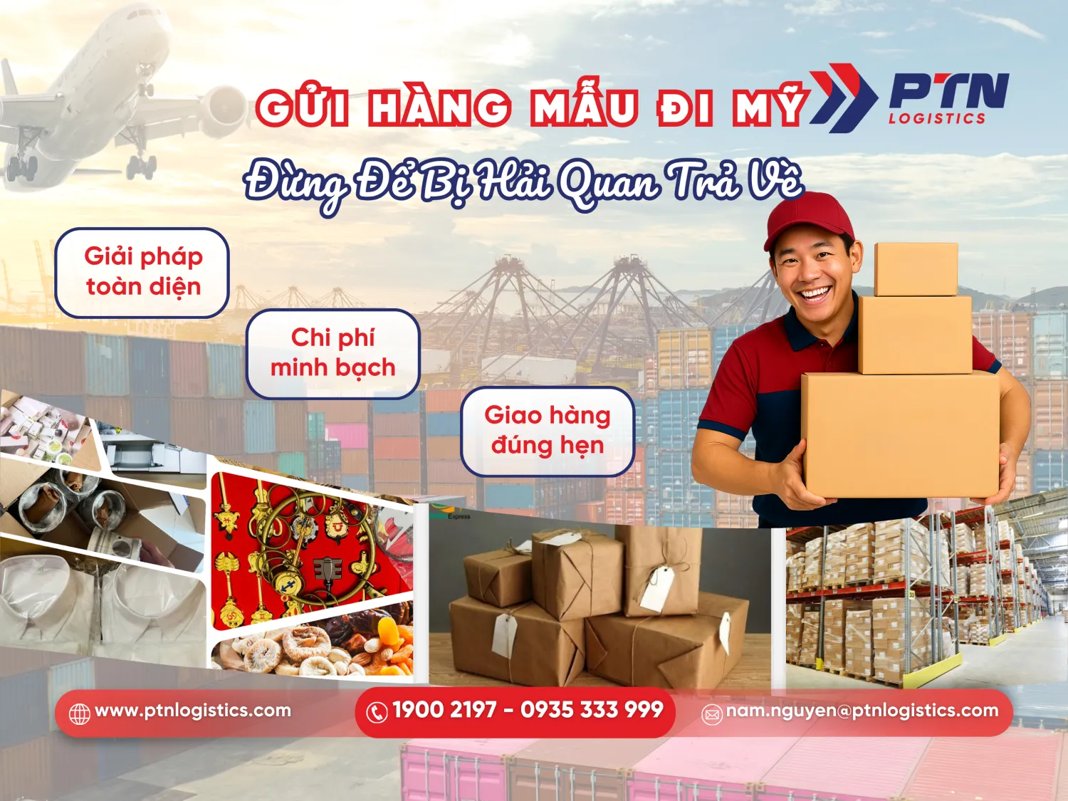 Gửi hàng mẫu đi Mỹ: Đừng để bị hải quan trả về