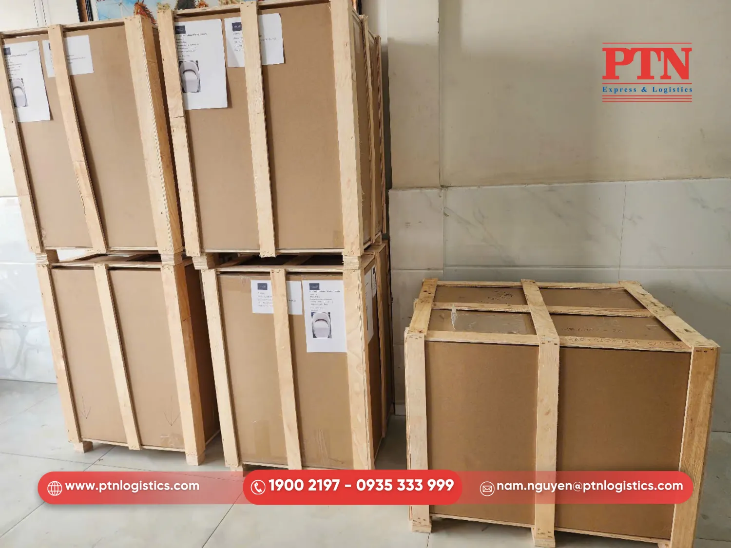 Gửi hàng mẫu đi nước ngoài tại PTN Logistics