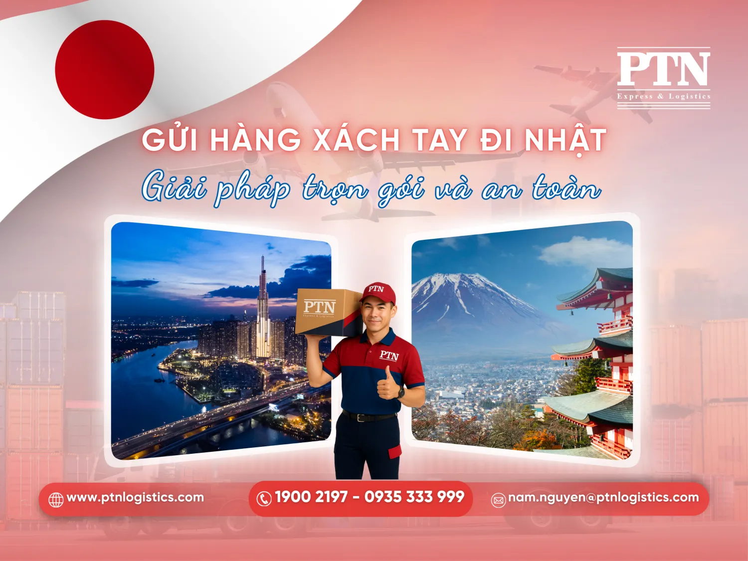 Gửi hàng xách tay đi Nhật