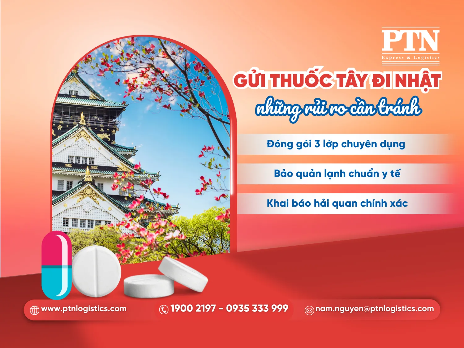 Gửi thuốc tây đi Nhật