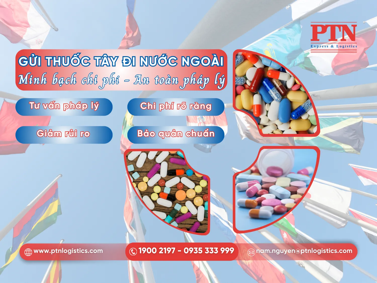 Gửi thuốc tây đi nước ngoài