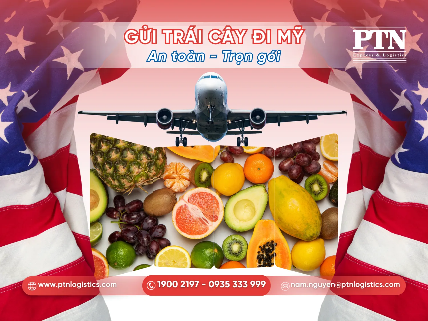 Gửi trái cây đi Mỹ