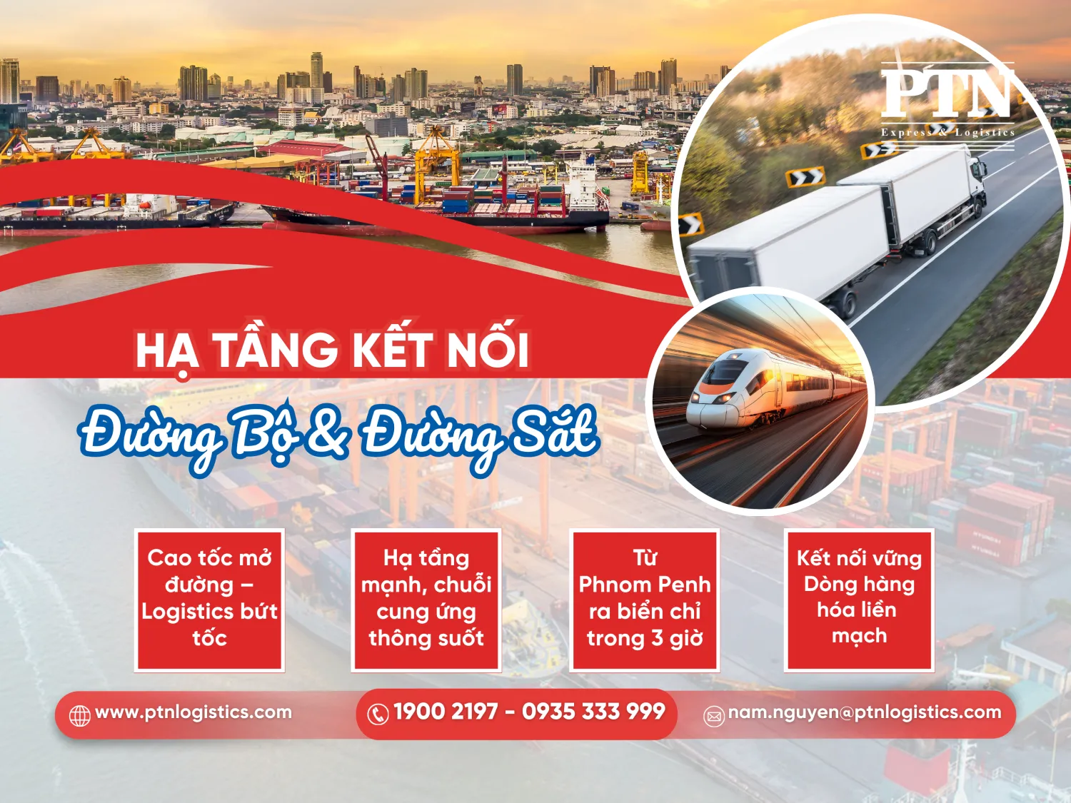 Hạ tầng kết nối đường bộ và đường sắt