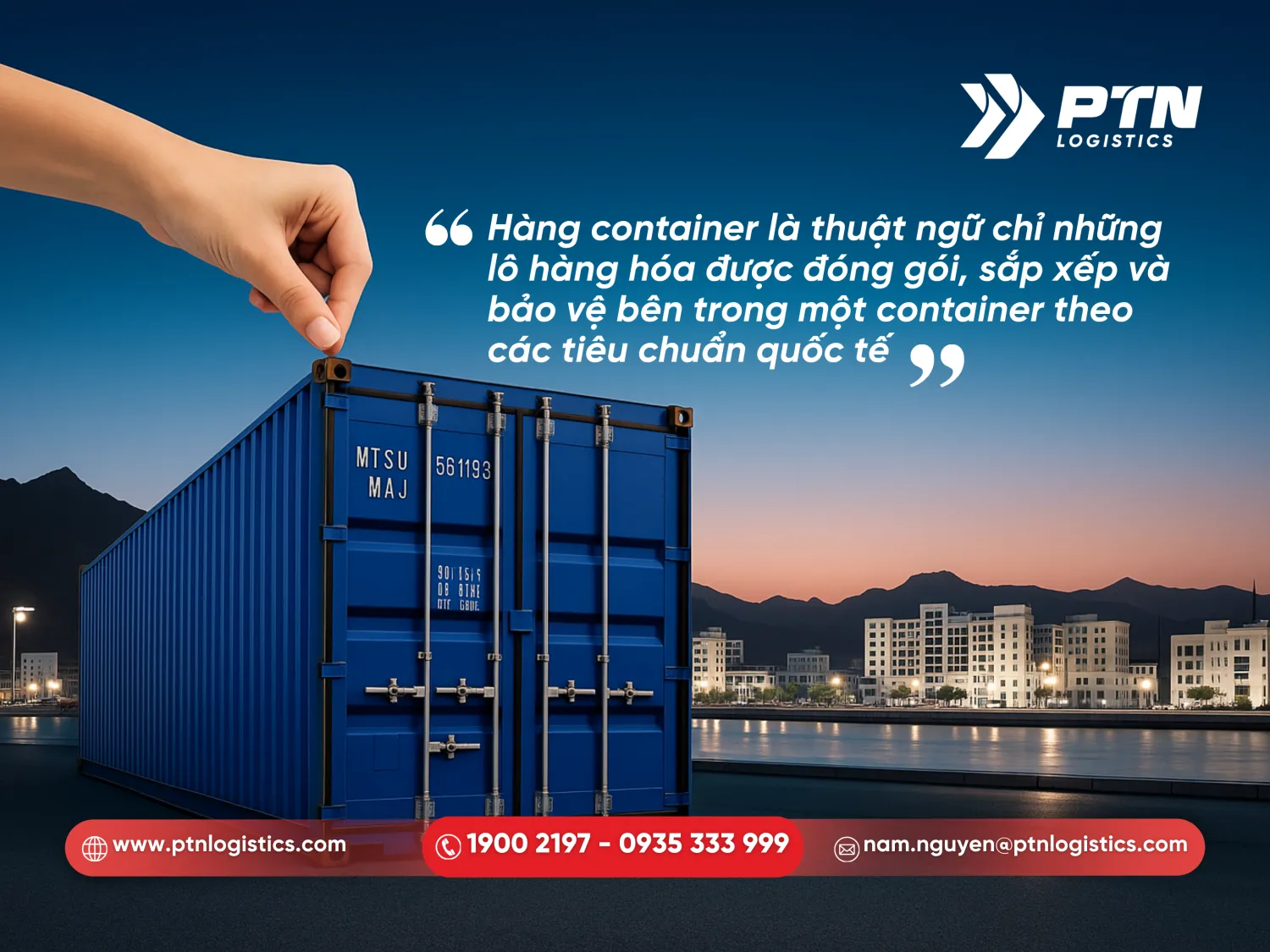 Hàng container là như thế nào?