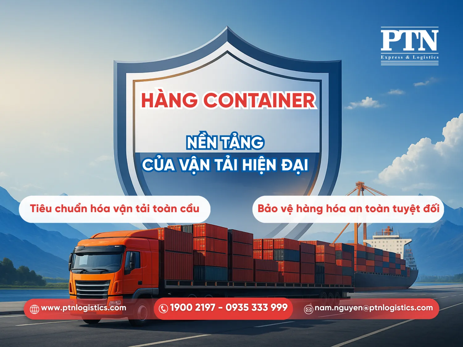 Hàng container - Nền tảng của vận tải biển hiện đại