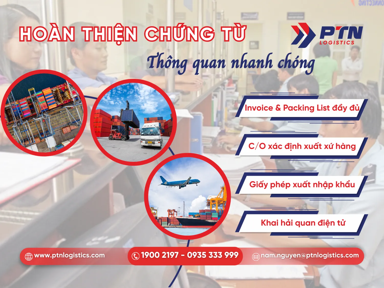 Hoàn thiện chứng từ xuất nhập khẩu