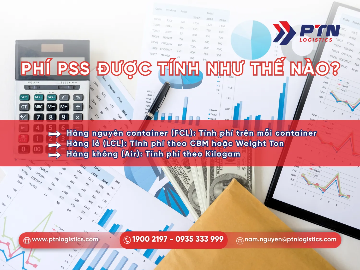 Hướng dẫn cách tính phí PSS