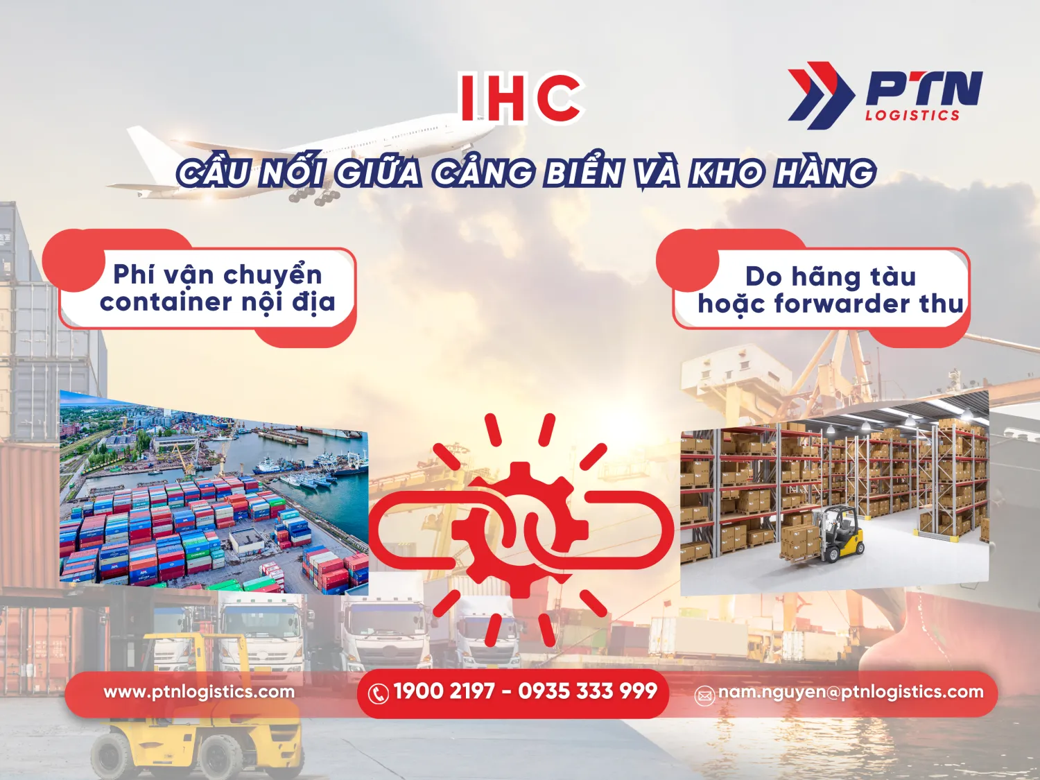 IHC là phí gì? Cầu nối giữa cảng biển và kho hàng