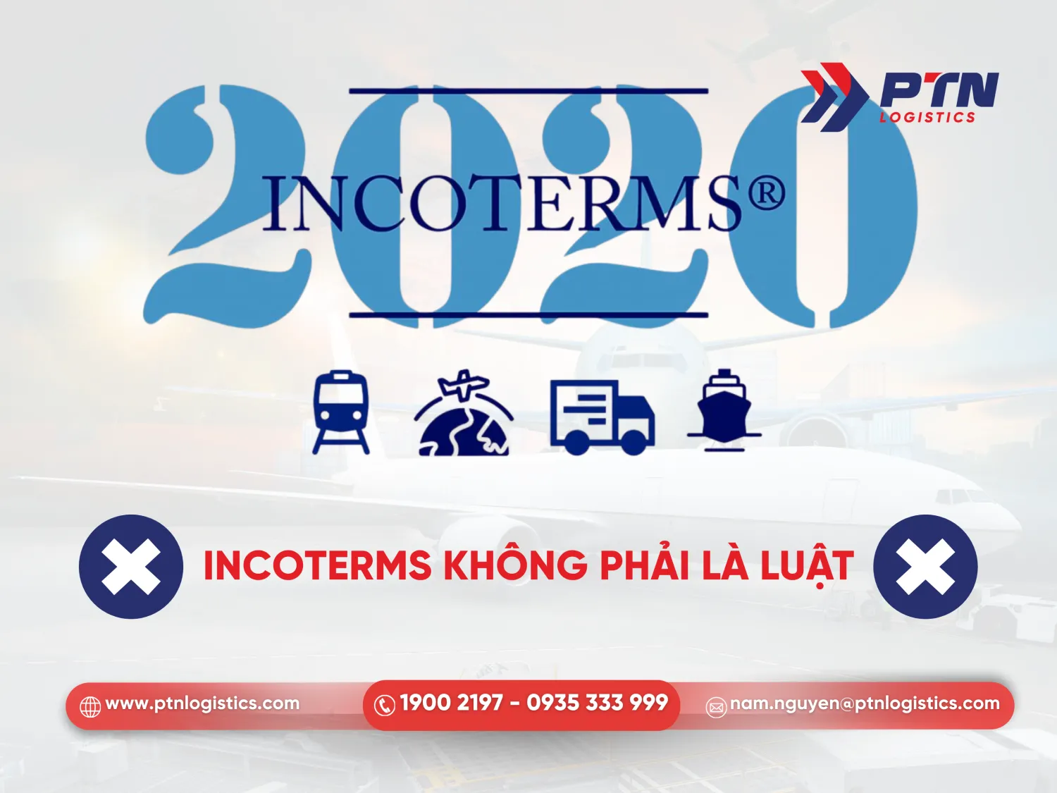 Incoterms 2020 không phải là luật