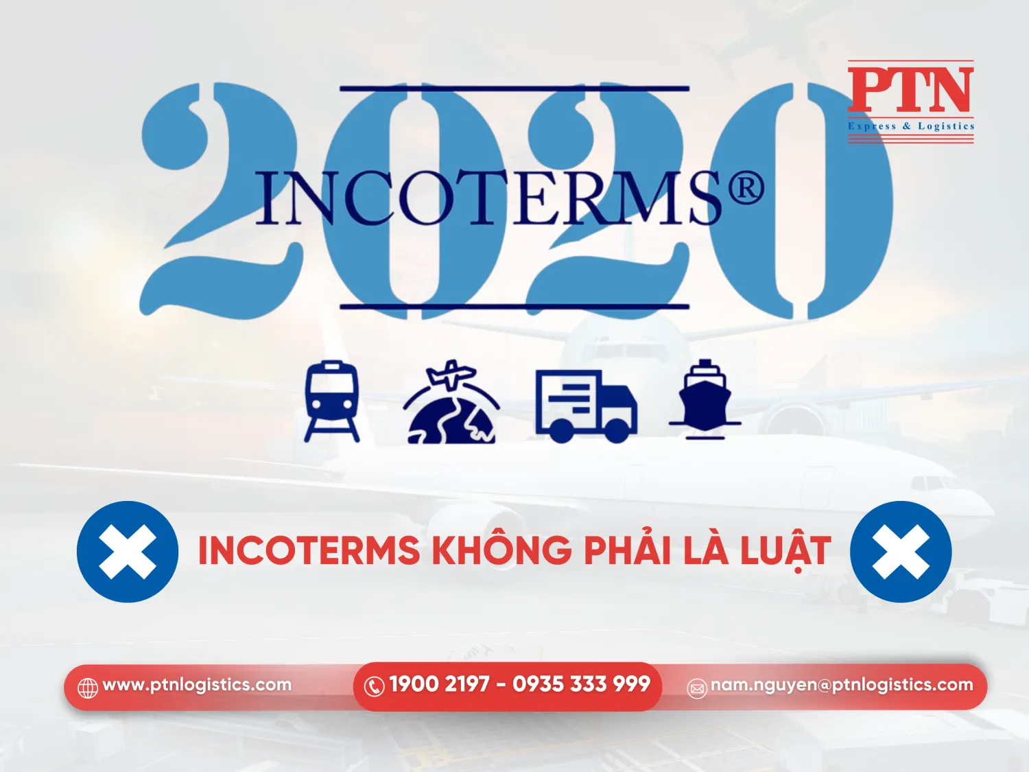 Incoterms không phải là luật