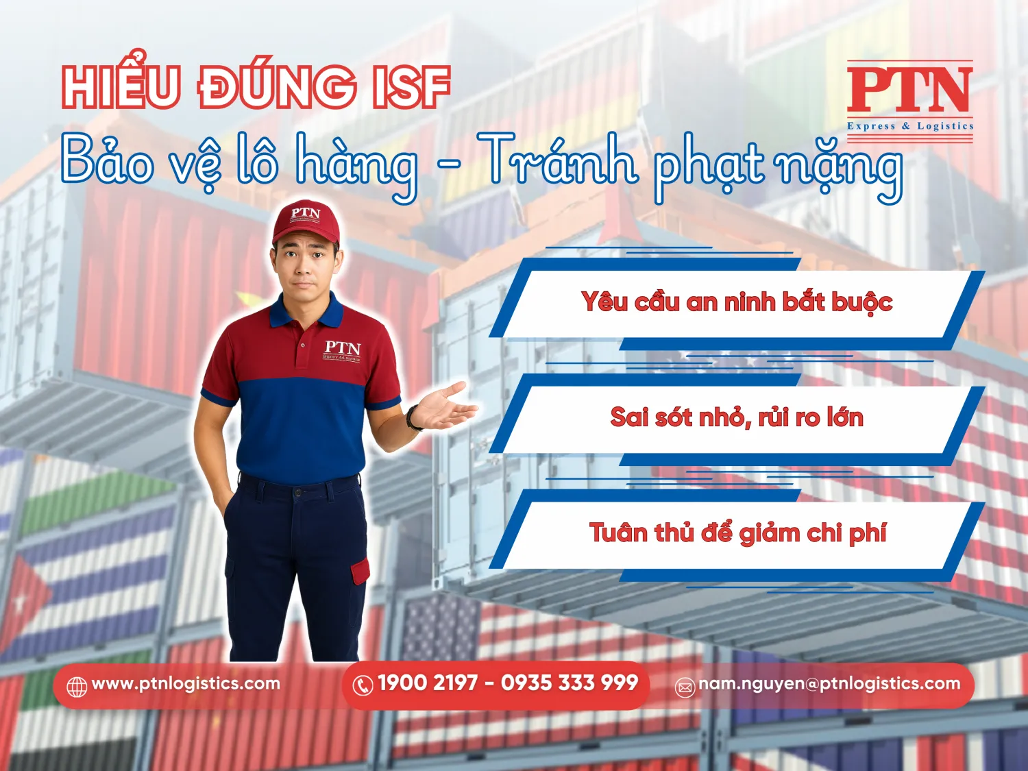 ISF là yêu cầu khi xuất hàng đi Mỹ