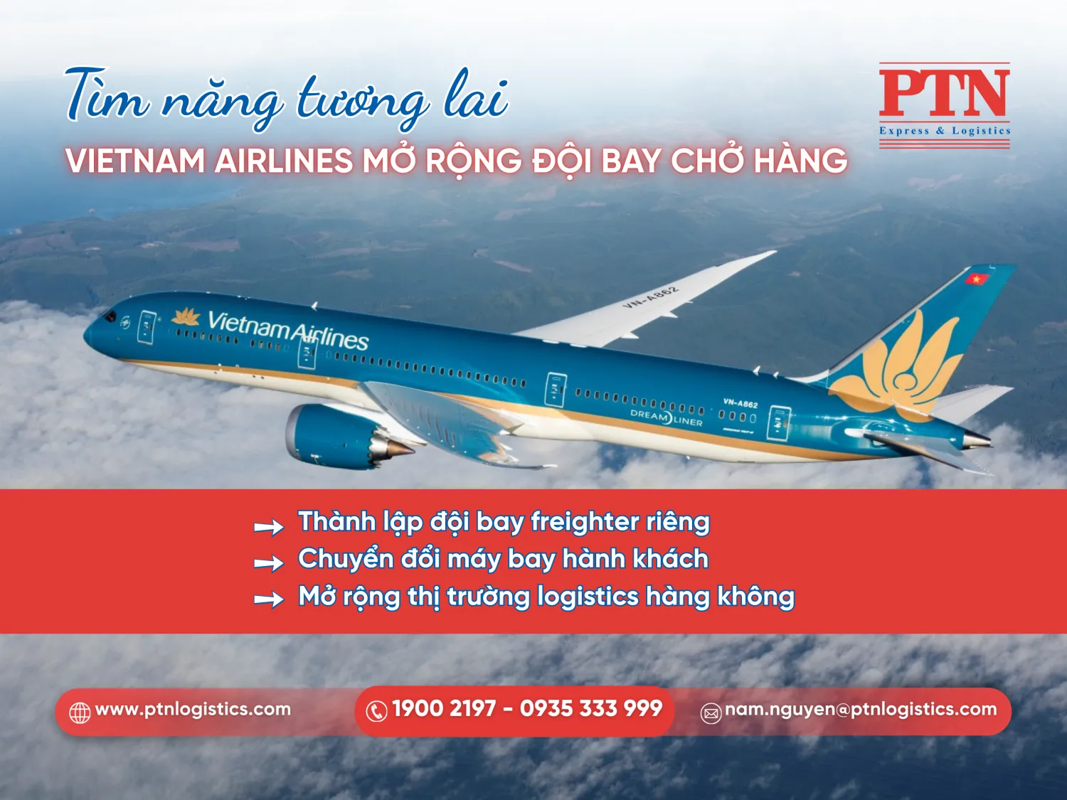 Kế hoạch của Vietnam Airline về mảng hàng hóa