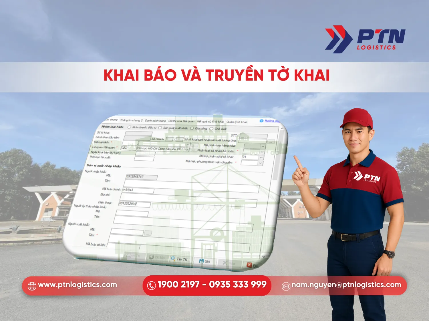 Khai báo và truyền tờ khai hải quan