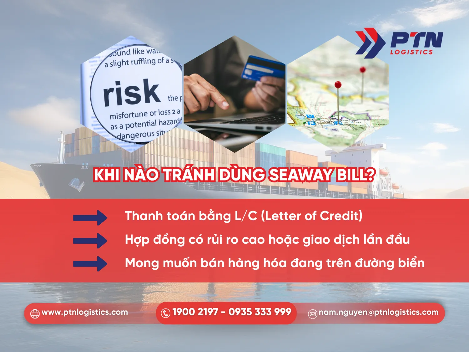 Khi nào nên tránh sử dụng seawaybill