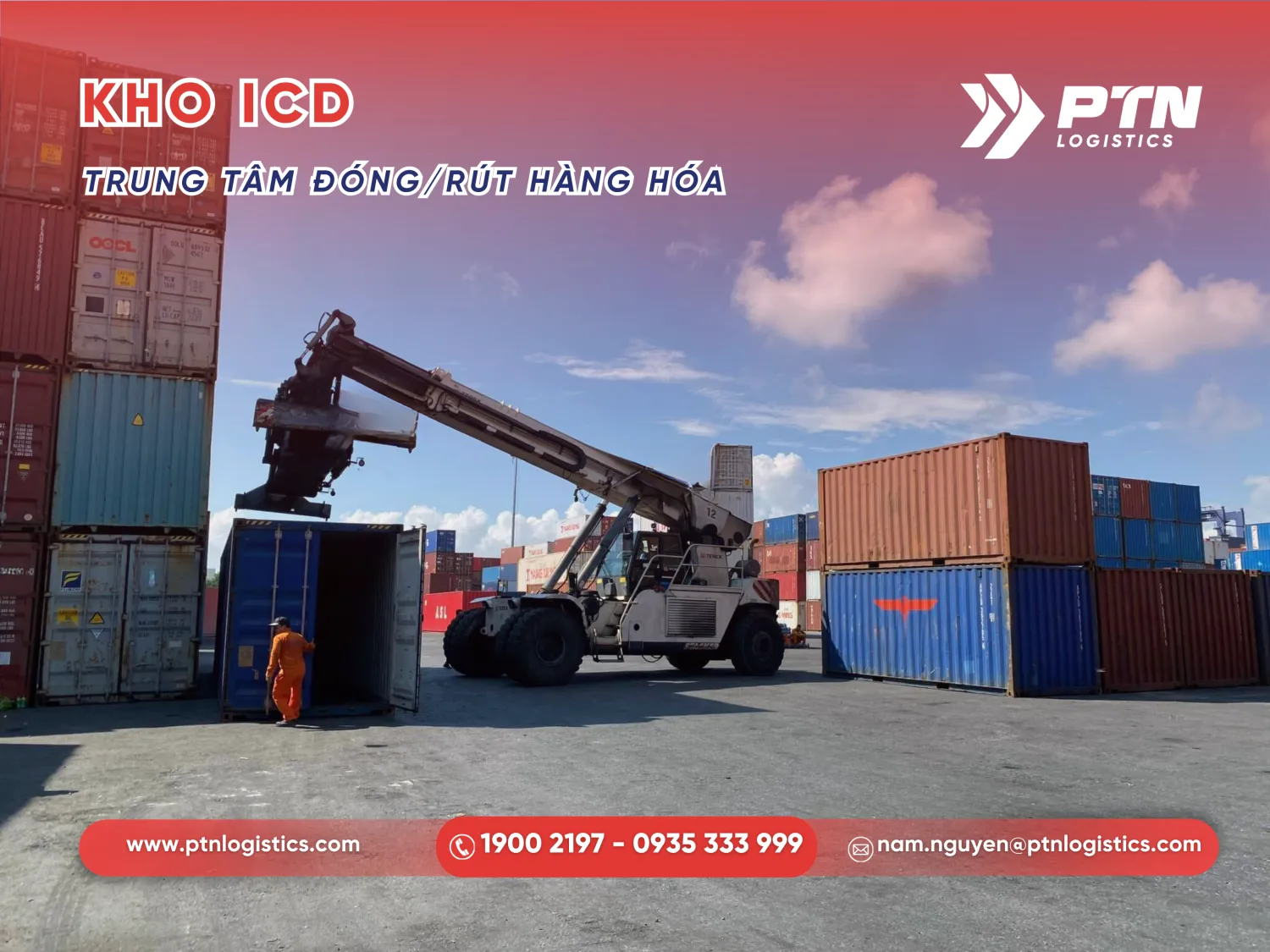 Kho ICD là trung tâm đóng rút hàng hóa