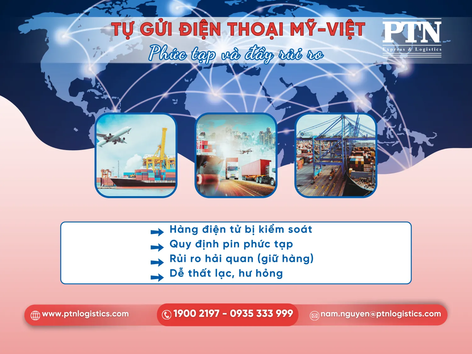 Khó khăn khi tự gửi hàng hóa quốc tế