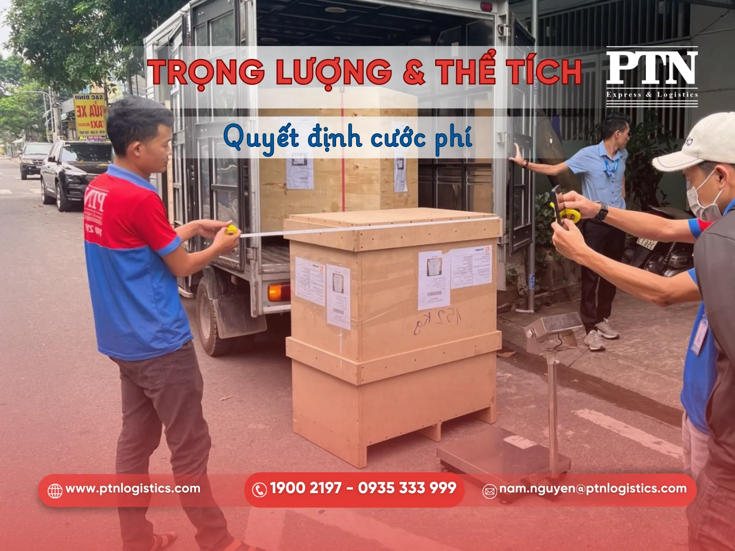 Khối lượng kích thước hàng ảnh hưởng đến chi phi