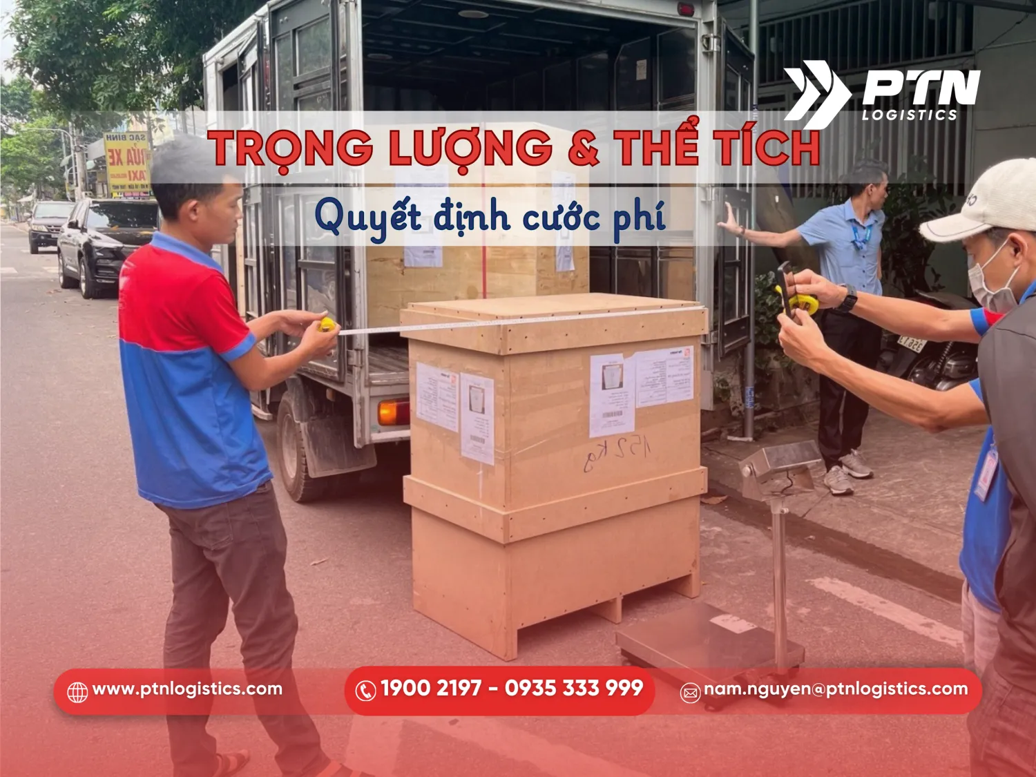 Khối lượng kích thước hàng hóa ảnh hưởng đến chi phí
