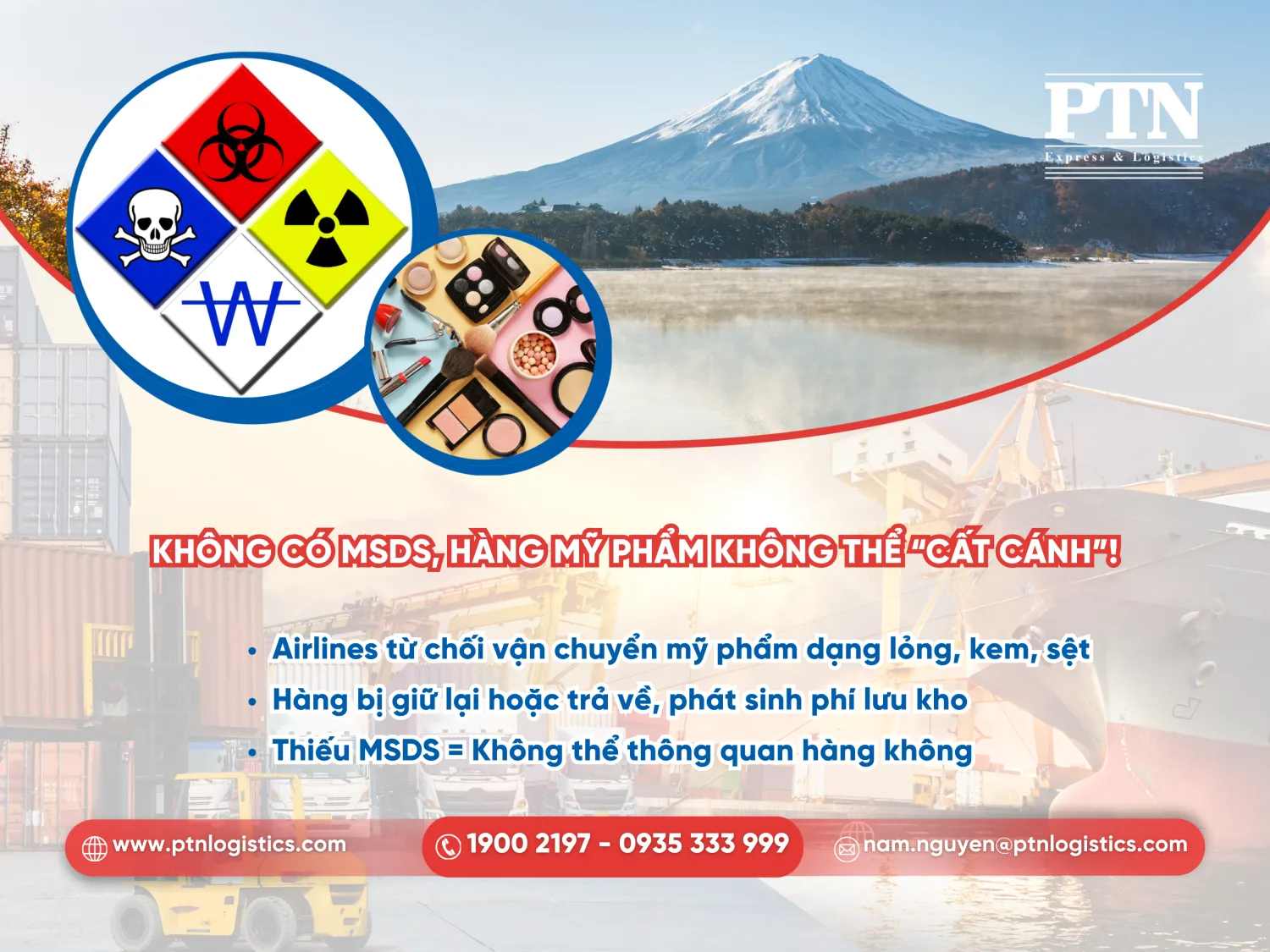 Không có MSDS là một sai lầm lớn