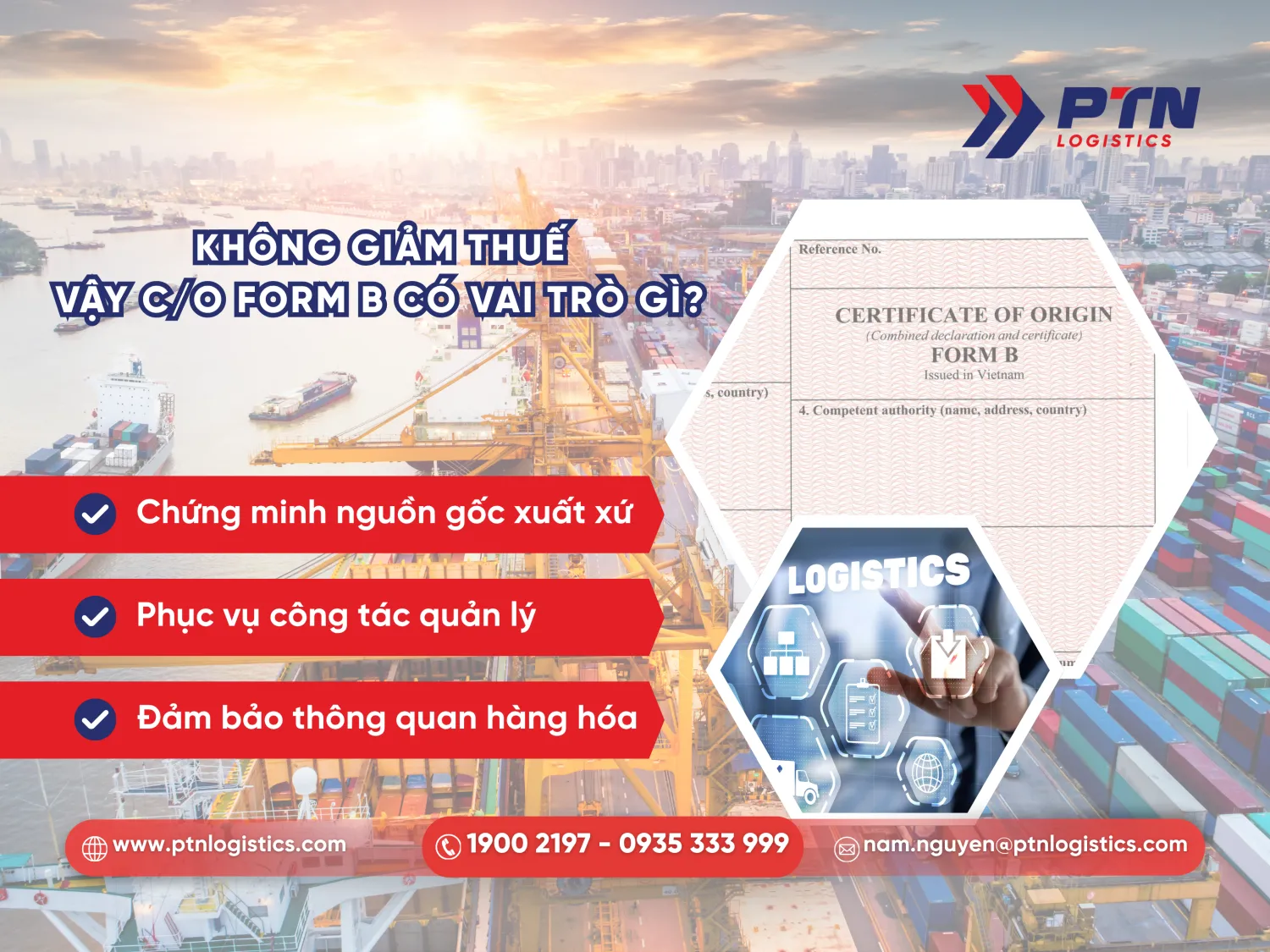 Không giảm thuế vậy C/O Form B có vai trò như thế nào?