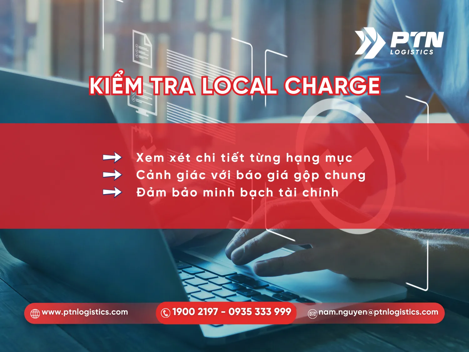 Kiểm tra và tối ưu chi phí local charge