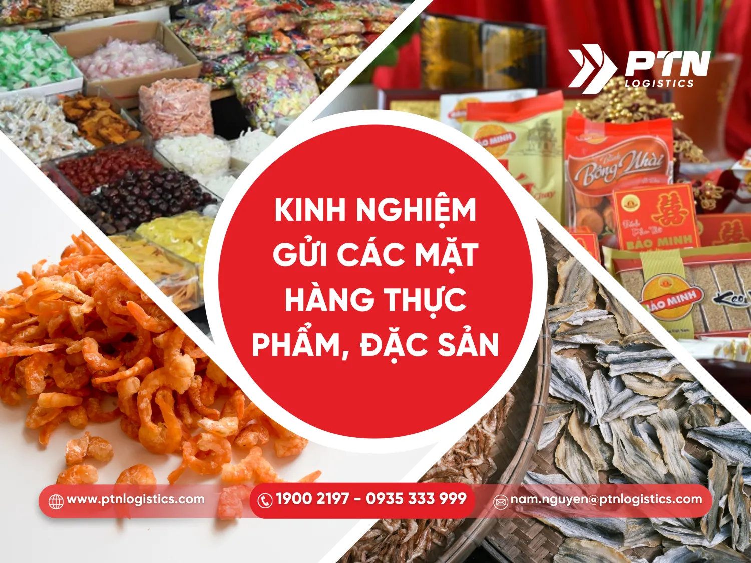 Kinh nghiệm gửi các mặt hàng thuộc thực phẩm đặc sản