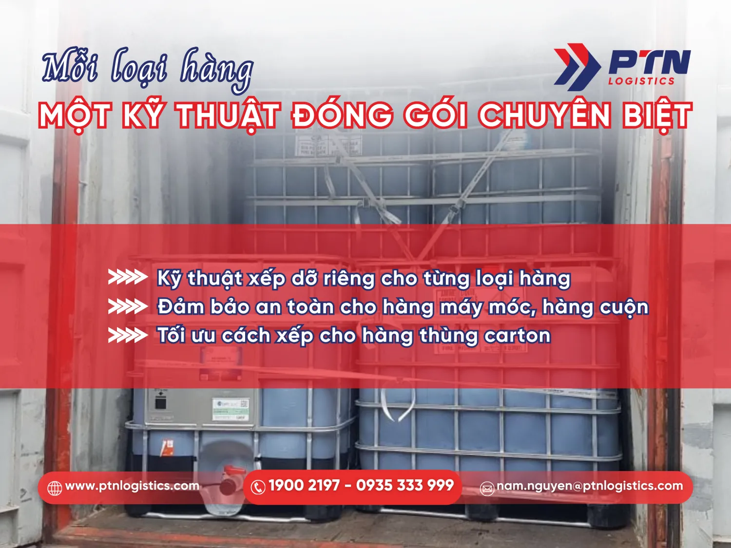 Kỹ thuật xếp hàng cho từng loại hàng hóa khác nhau