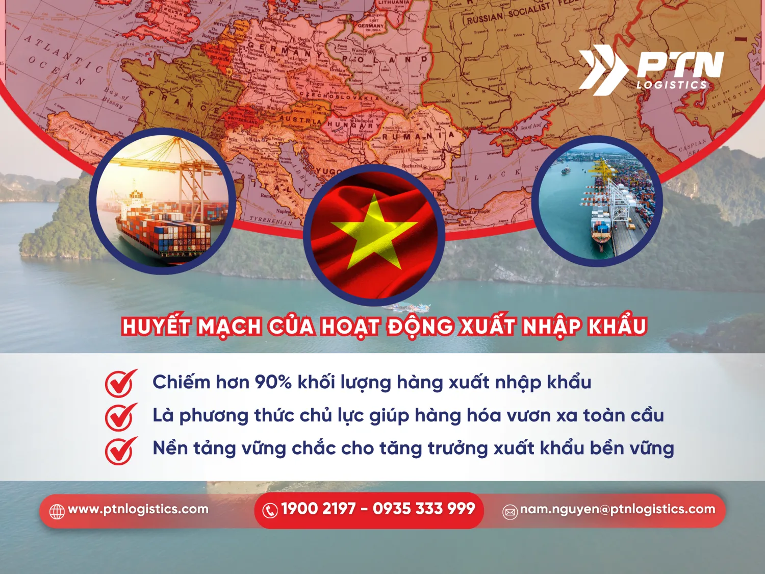 Là huyết mạch của hoạt động xuất nhập khẩu