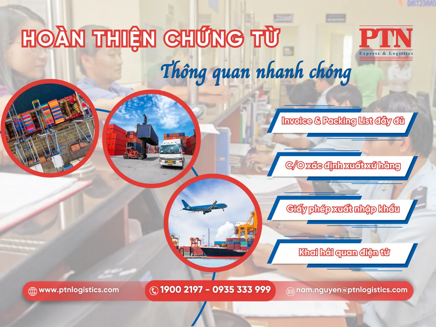 Làm thủ tục chứng từ xuất nhập khẩu