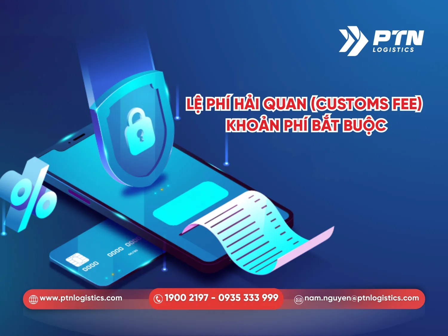 Lệ phí hải quan là khoản phí bắt buộc