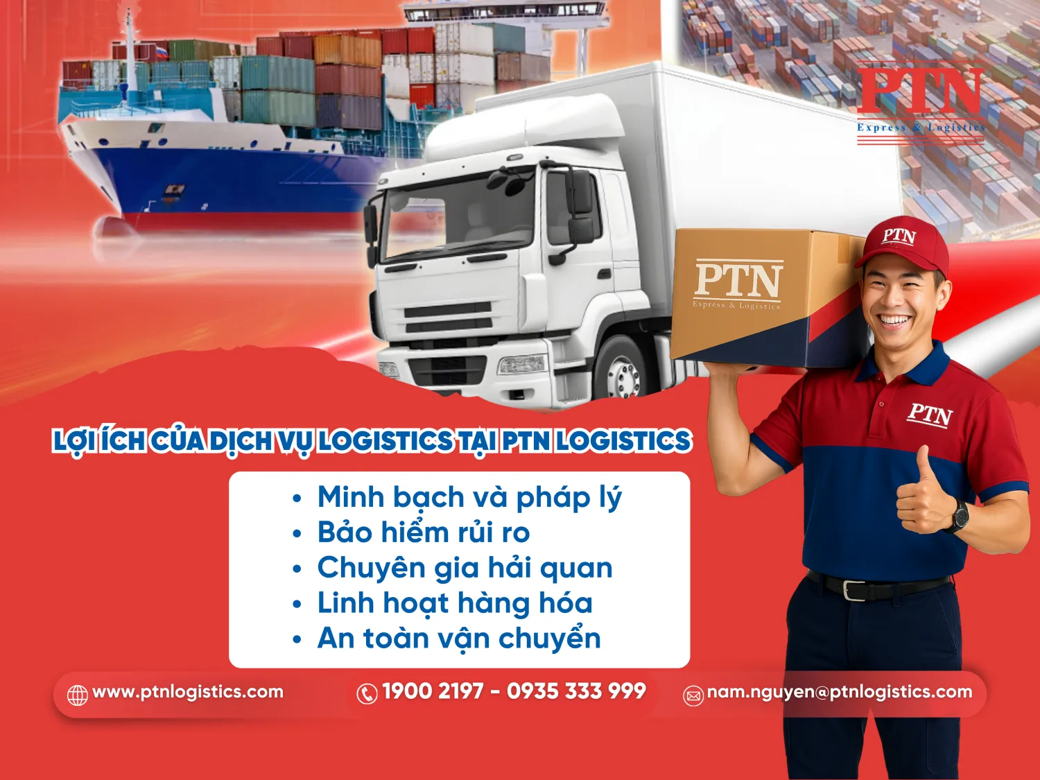 Lợi ích của dịch vụ logistics tại PTN Logistics