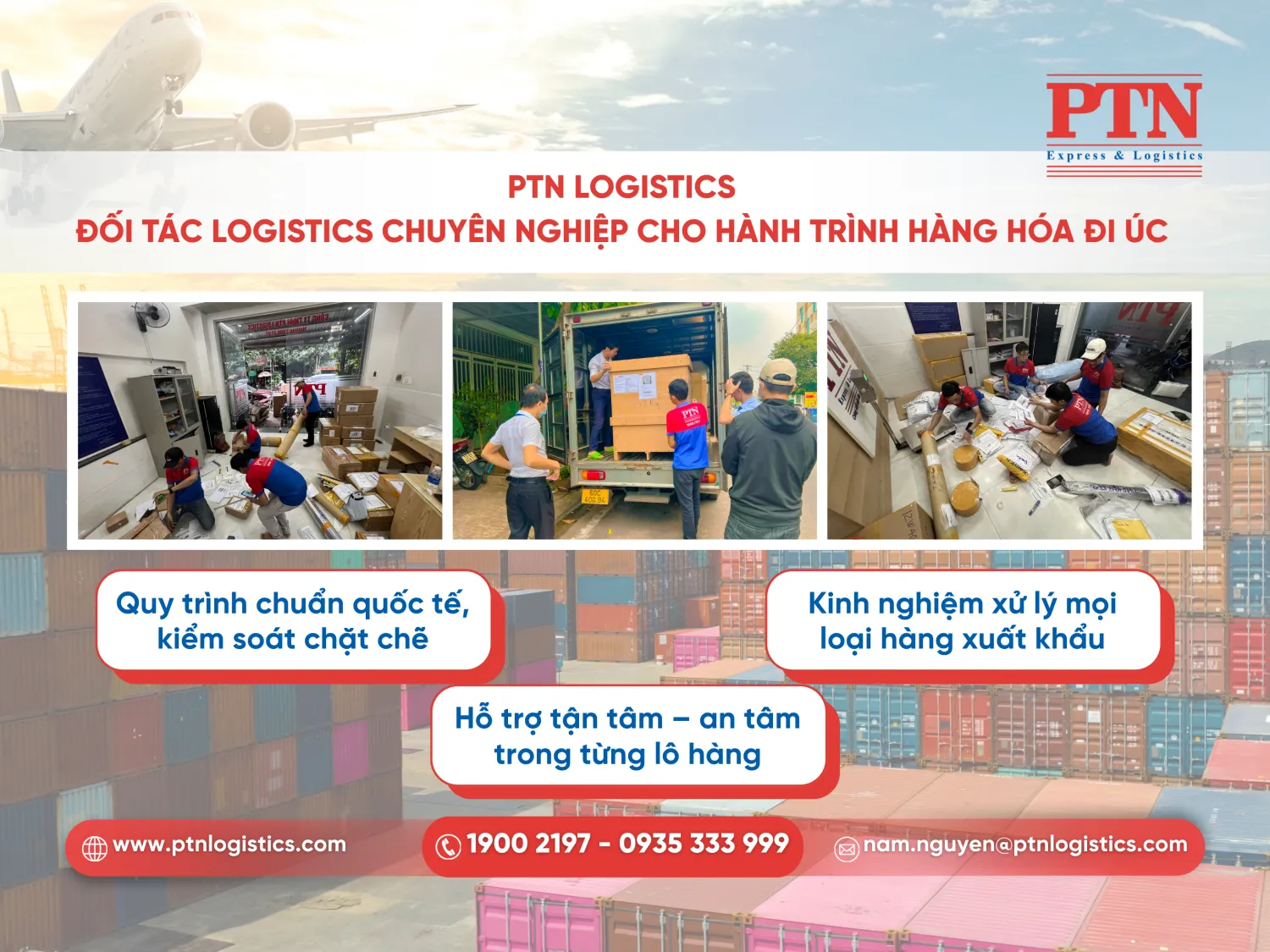 Lợi ích khi chọn PTN Logistics