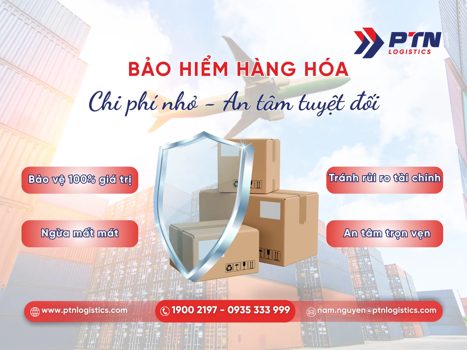 Lợi ích khi mua bảo hiểm cho hàng hóa