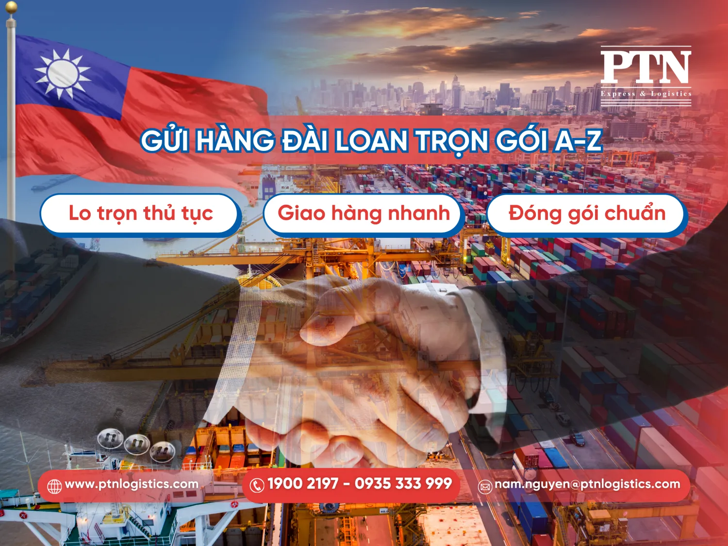 Lợi ích khi sử dụng dịch vụ gửi hàng đi Đài Loan