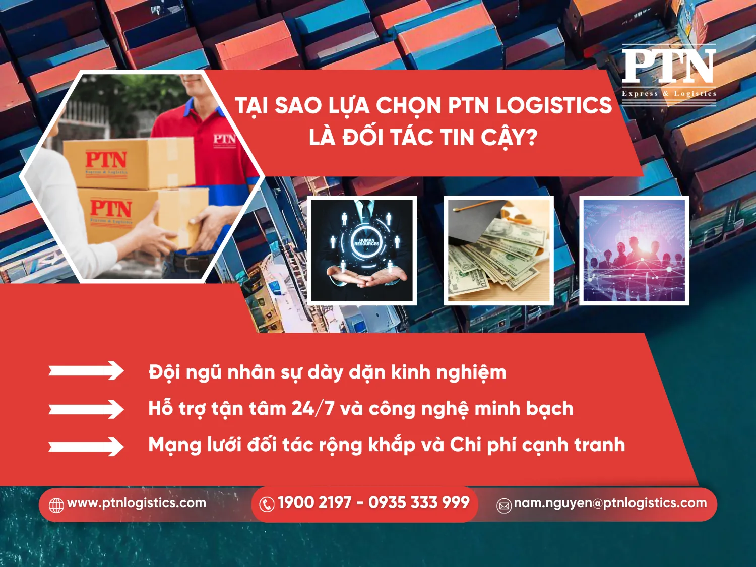 Lựa chọn PTN là đối tác tin cậy