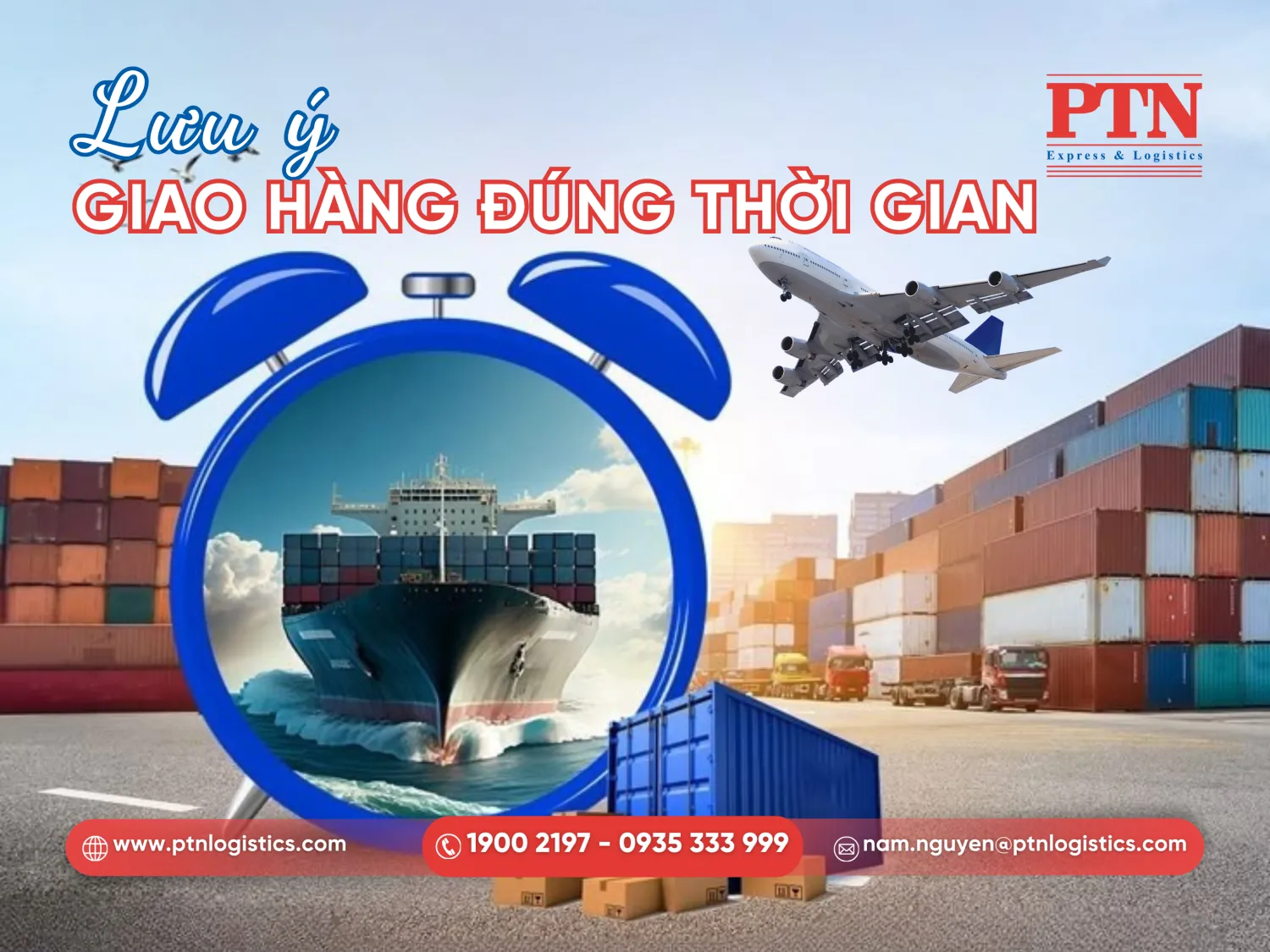 Lưu ý giao hàng đúng thời gian