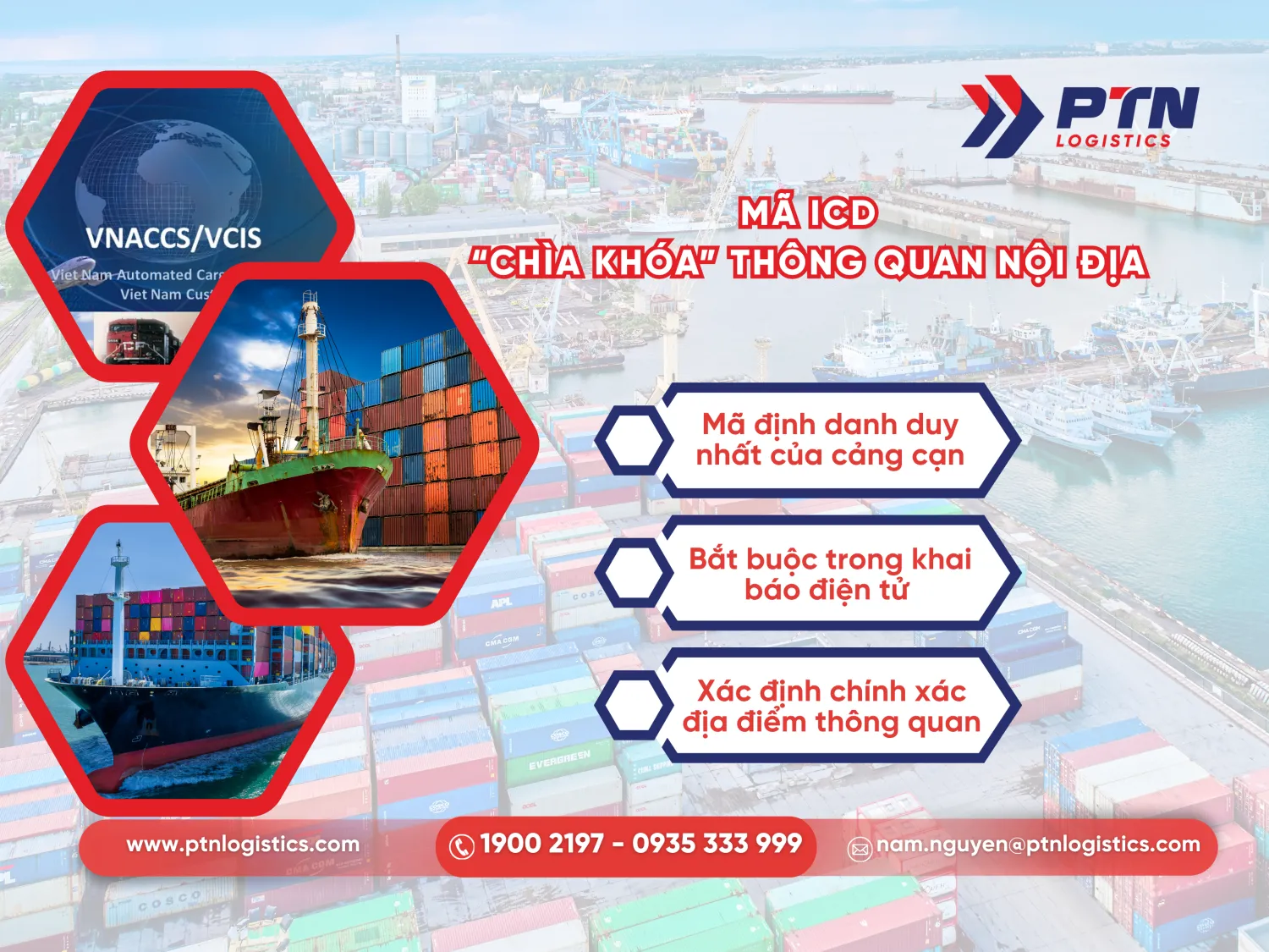 Mã ICD là chìa khóa thông quan nội địa