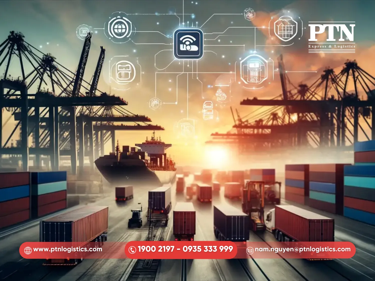 Mạng lưới vận chuyển đa kênh của PTN Logistics