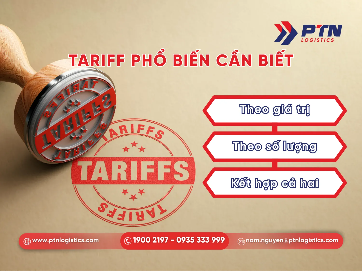 Một số tariff phổ biến hiện nay
