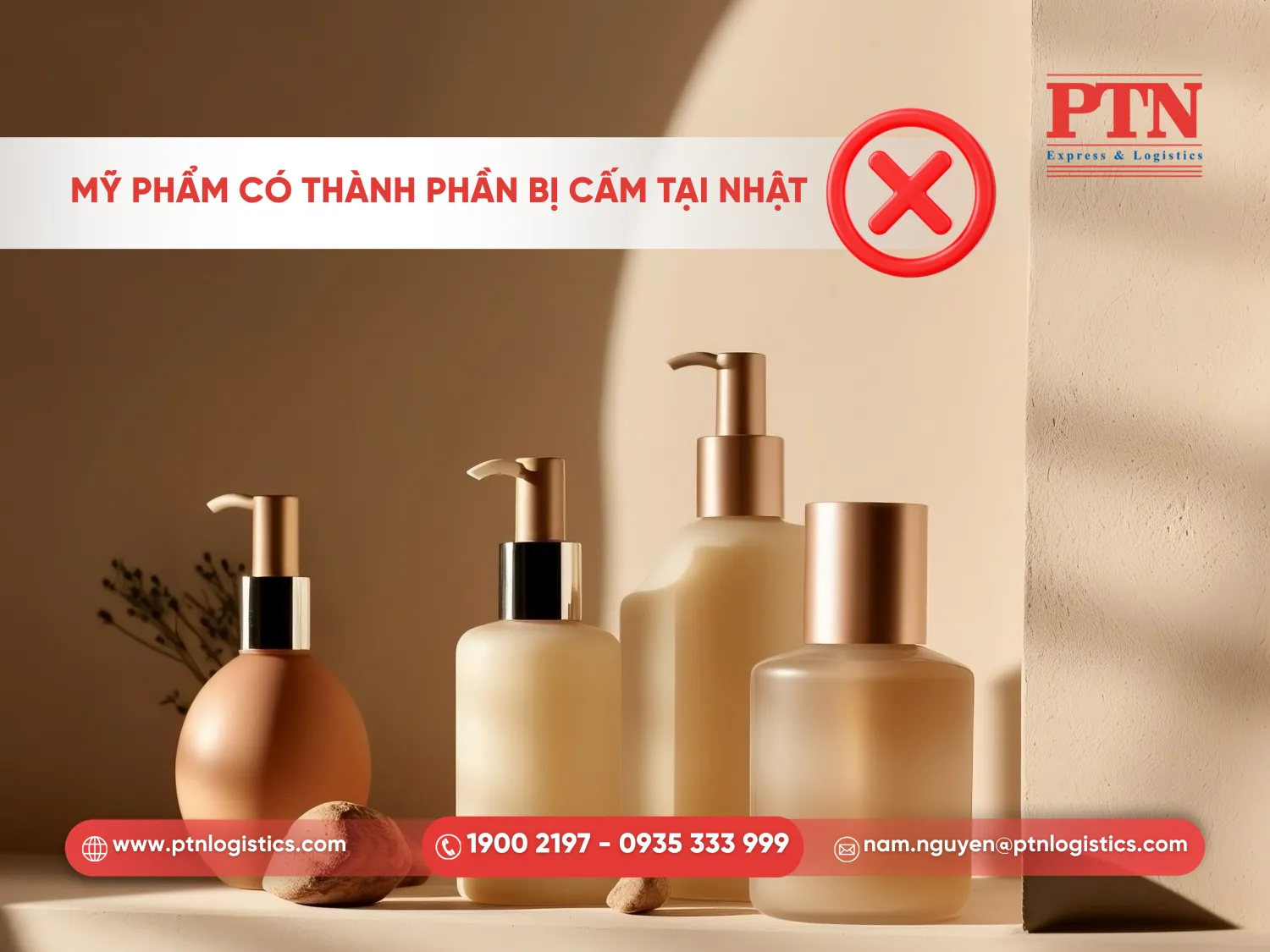 Mỹ phẩm có thành phần bị cấm tại Nhật