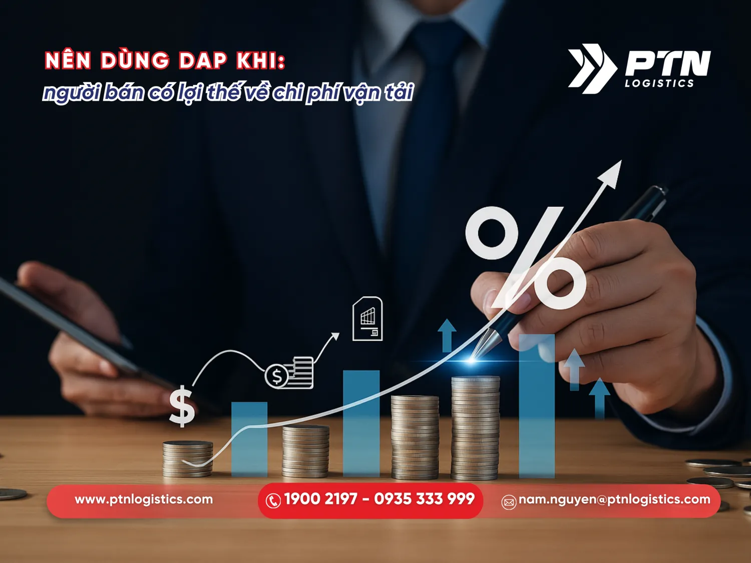 Nên dùng điều khoản DAP khi người bán có lợi thế về chi phí vận tải